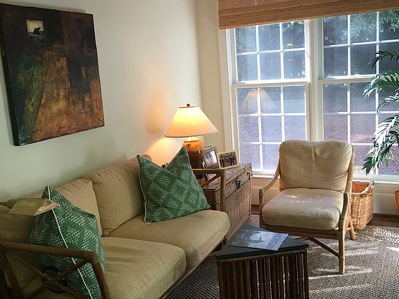 Bright Sunroom view to patio