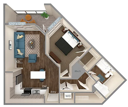 Floor plan AM12-D1-647