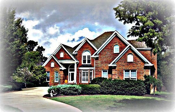 All-brick home