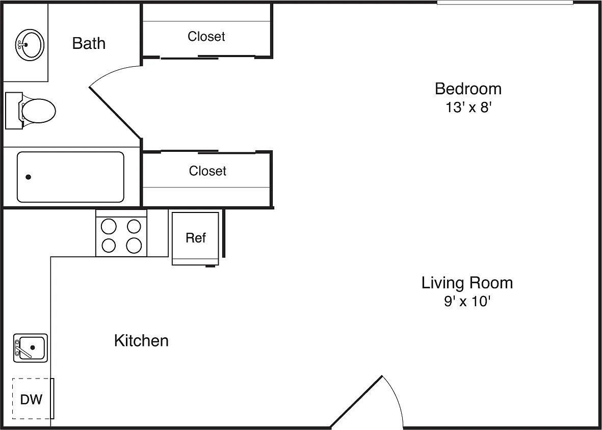 Floor plan Studio 3