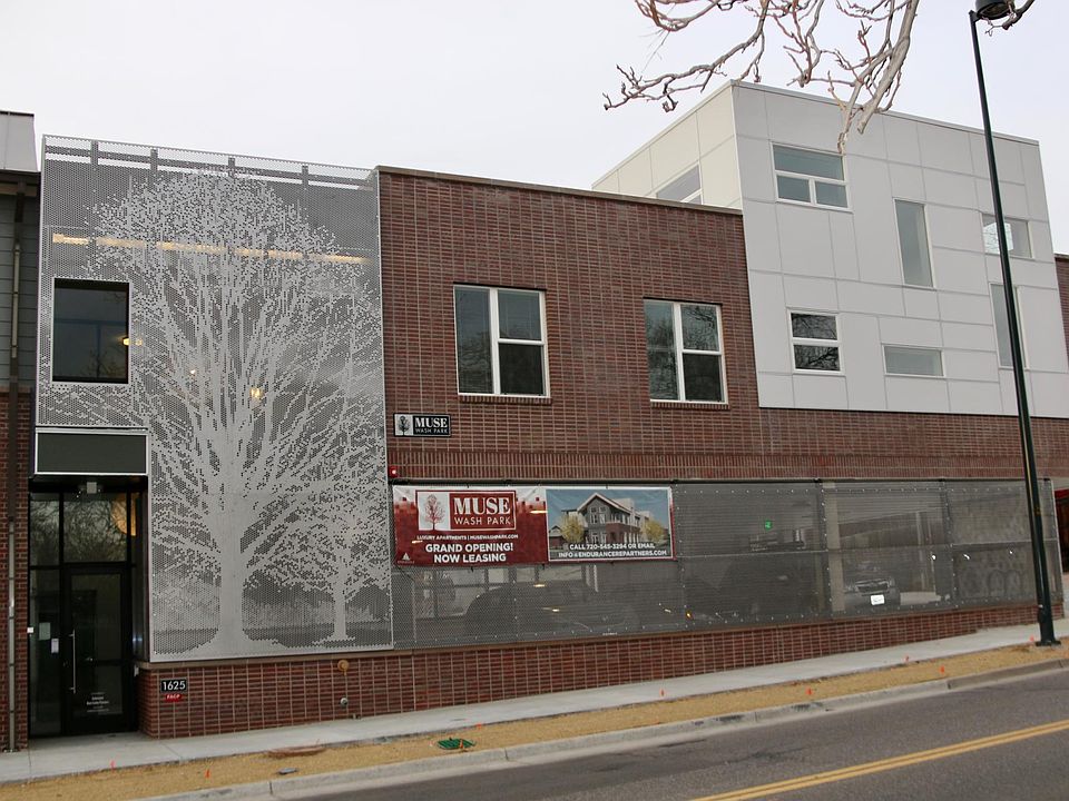 Exterior of building and parking garage