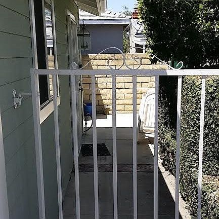 Second gate that leads to owners driveway