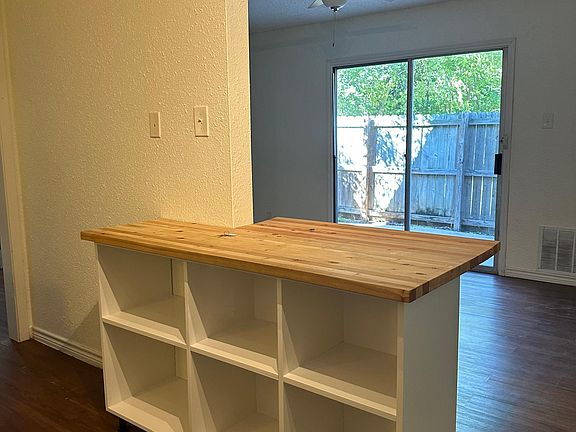 Butcher block island