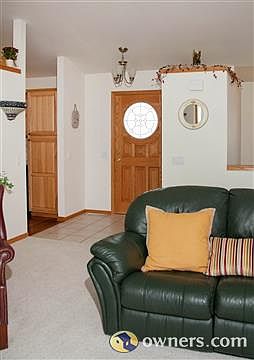 Living room and front door