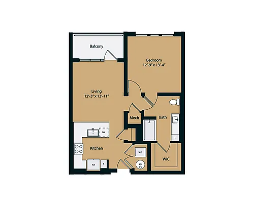 Floor plan 1A-2