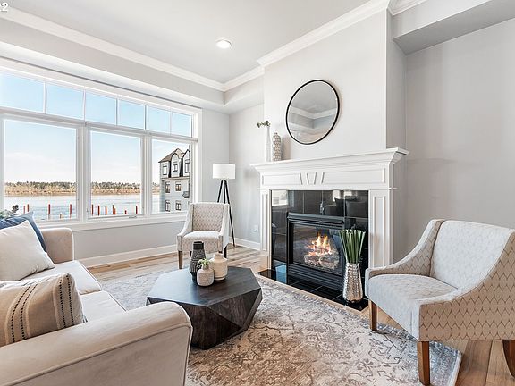 Living Room - Coffered Ceilings