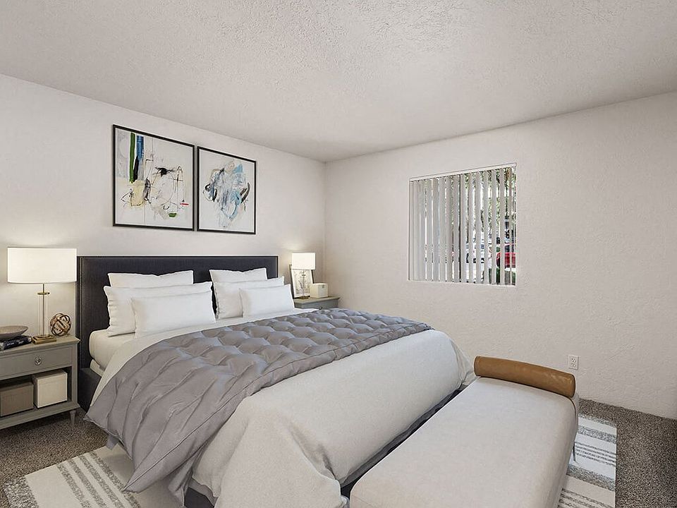 Spacious Carpeted Bedroom