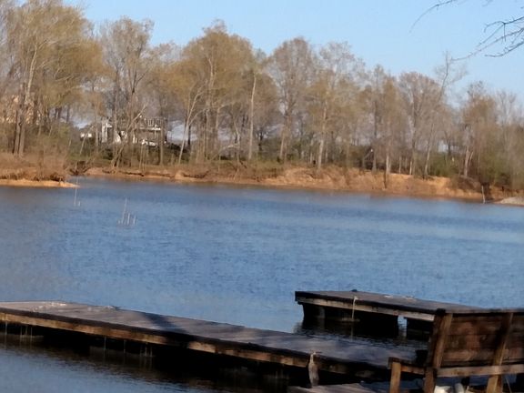 Connects to river