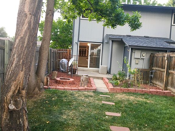 View into yard from back gate