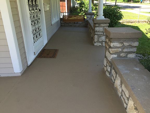 New Concrete Porch