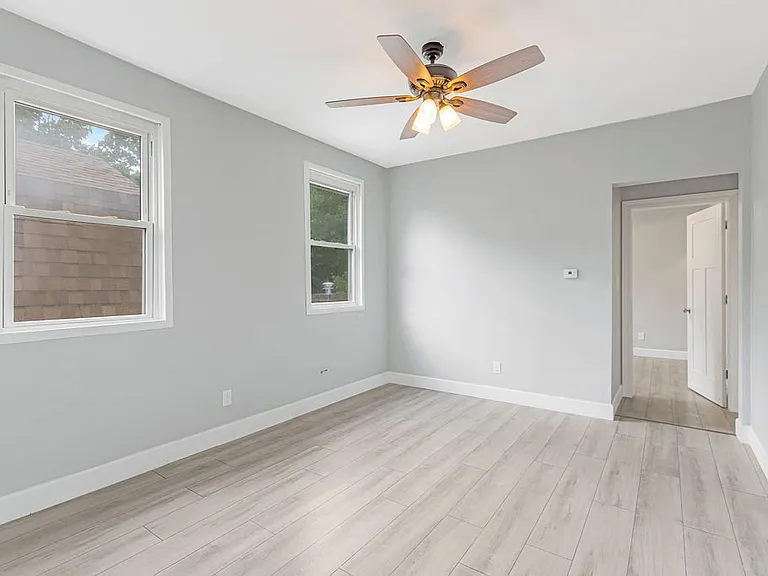 Living room view from unit's entry