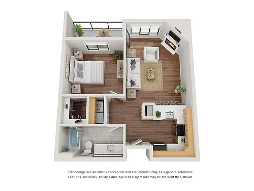 Floor plan 1X1