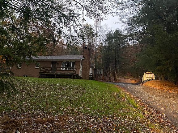 Driveway View, shed included