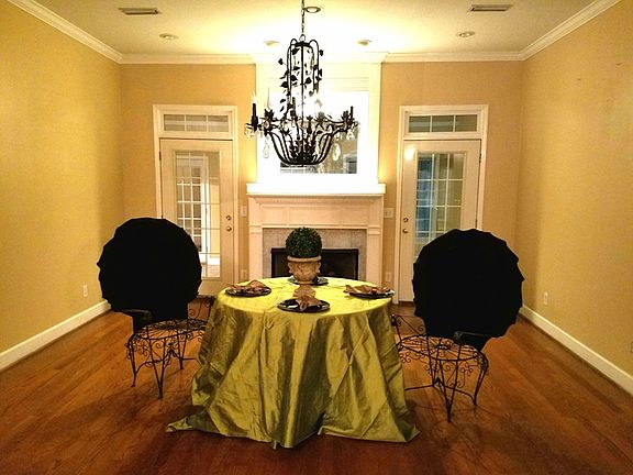 Dining Room with Chandelier