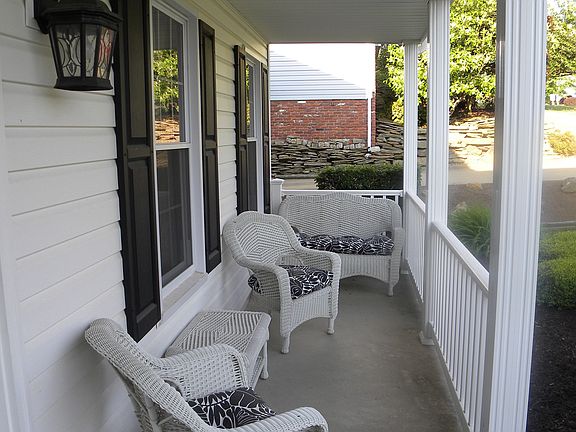Covered front porch