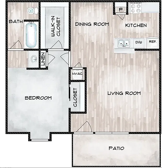 Floor plan A1 1X1