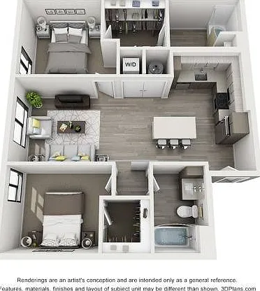 Two Bedroom B1 Two Bedroom B1