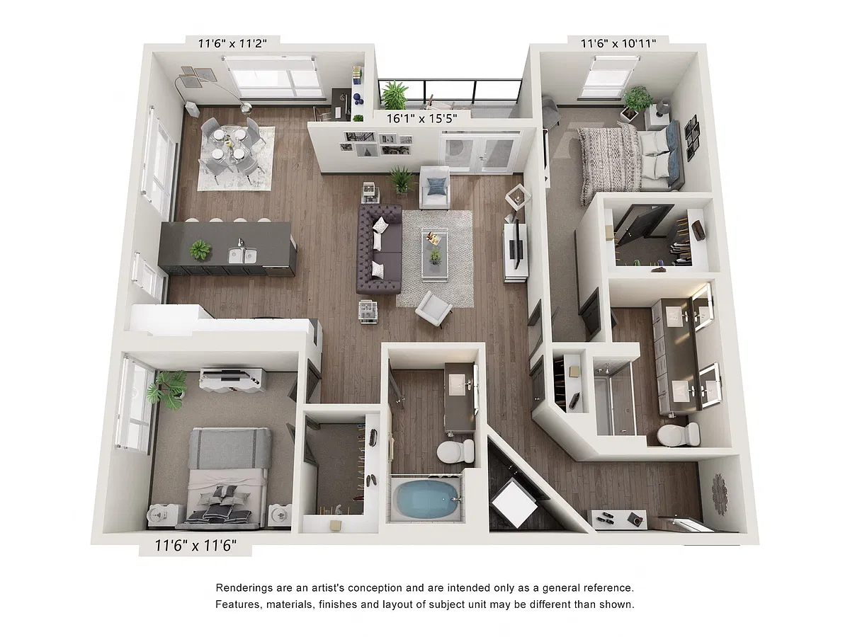 Floor plan B7
