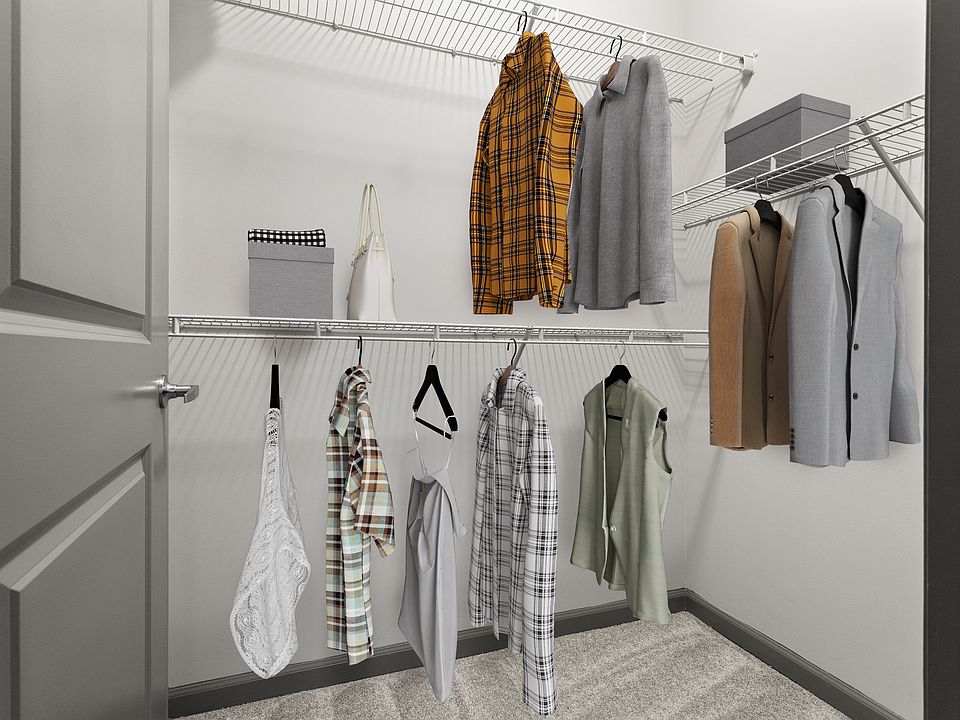 Plenty of storage for everything you love in your walk-in closet.