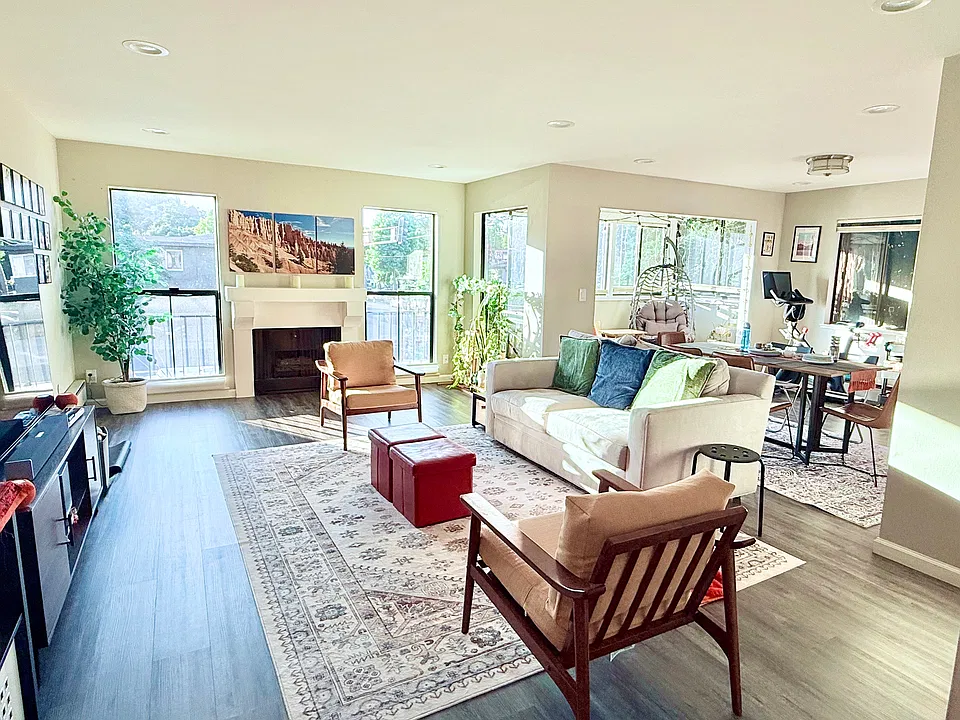 Living Room with plenty of natural light