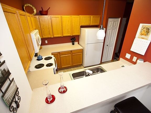 Dining room looking into the kitchen