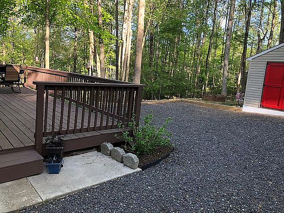 Top driveway and deck