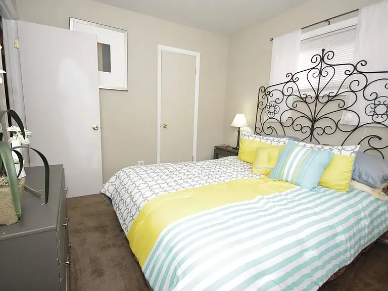 Welcome to The Preserve On Conley Apartments, where luxury meets comfort. This beautifully designed bedroom features stylish decor and ample space for relaxation. Elevate your lifestyle today. Schedule a visit and see for yourself!