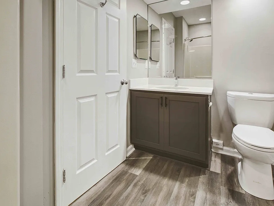 Upgraded bathroom