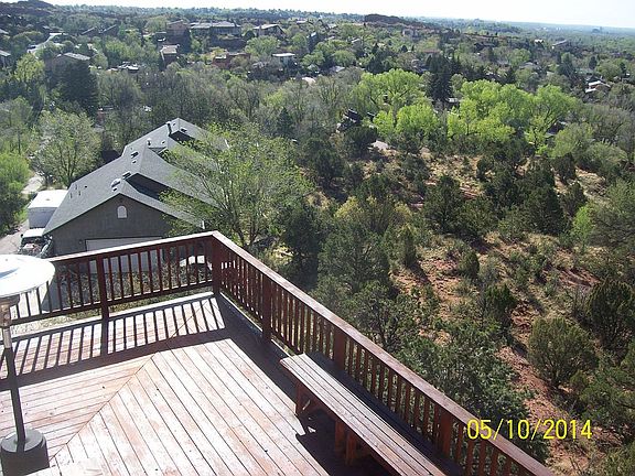 view from hot tub deck