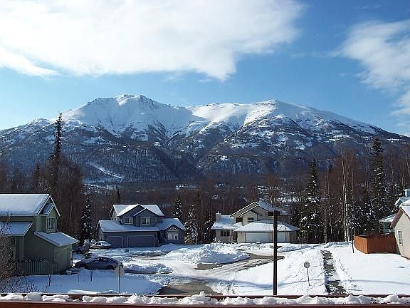 Rear winter view
