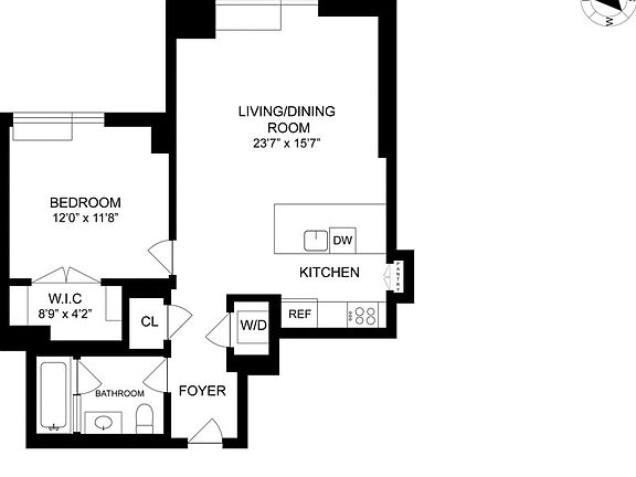 2nd image of 464 W 44th St APT 3B