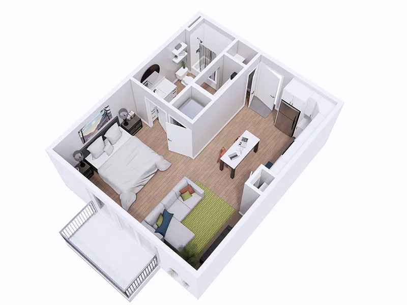 Floor plan Studio