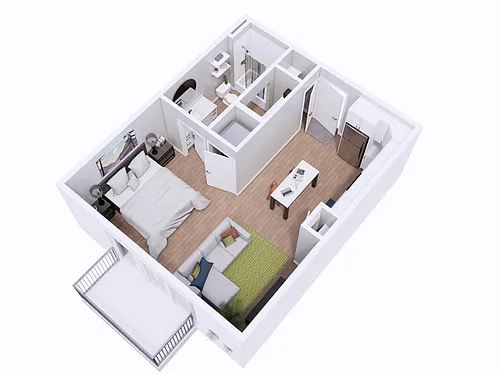 Floor plan Studio