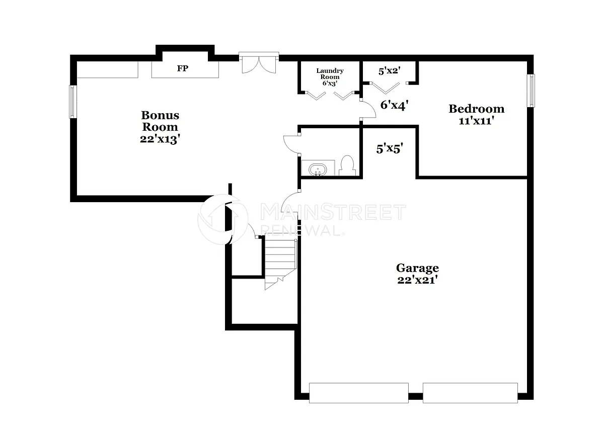 Floor Plan - 3535 Winchester Dr