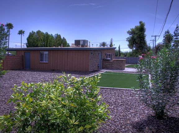 PARTIAL view of rear yard