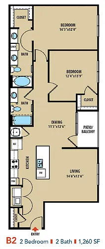 Floor plan B2