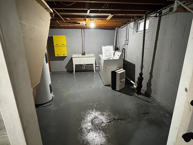 storage/laundry in basement