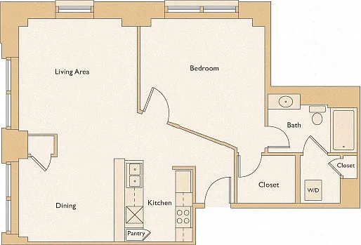 Floor plan 1X