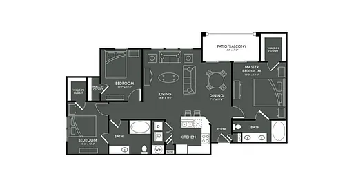 Floor plan C1