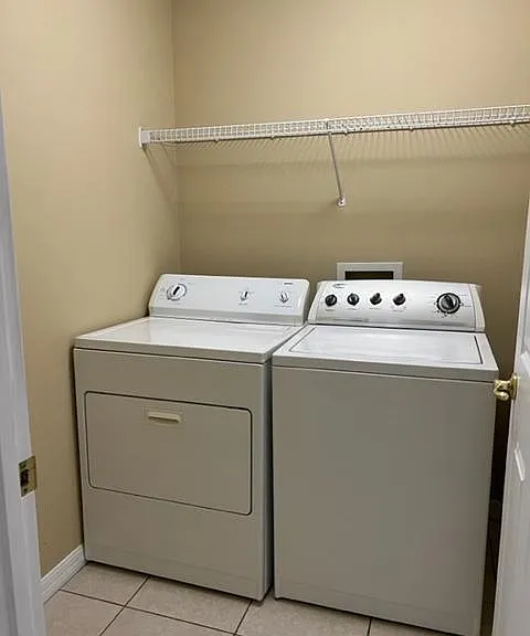 Laundry room - washer and dryer are included