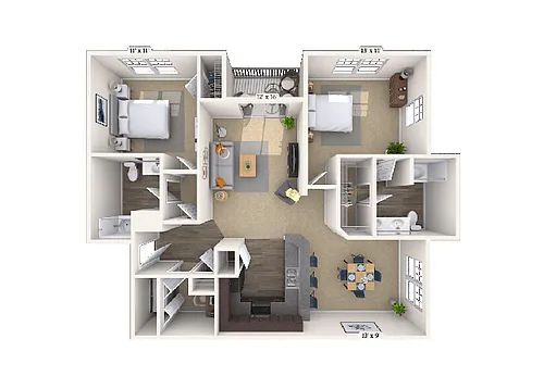 Floor plan St Croix