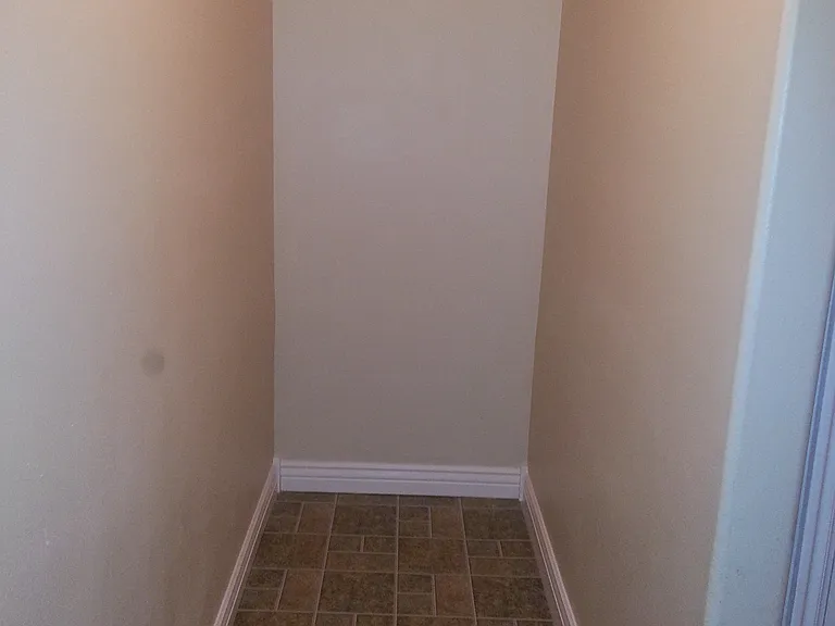 Additional storage off wash room