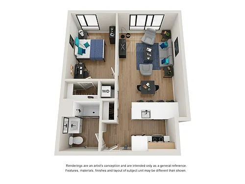 Floor plan 1B-3