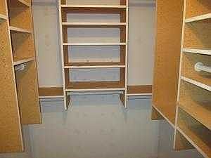 Custom walk in closet