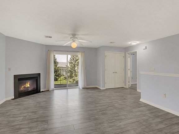 Living room with gas fireplace