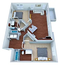 Floor plan Legacy - 2J