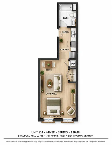 Floor plan 214