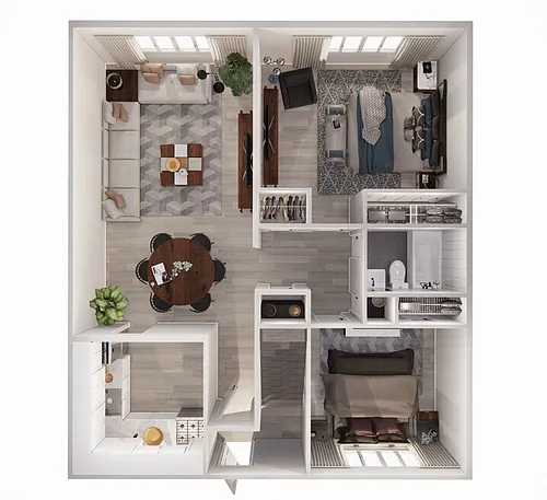 Floor plan 2 bedroom
