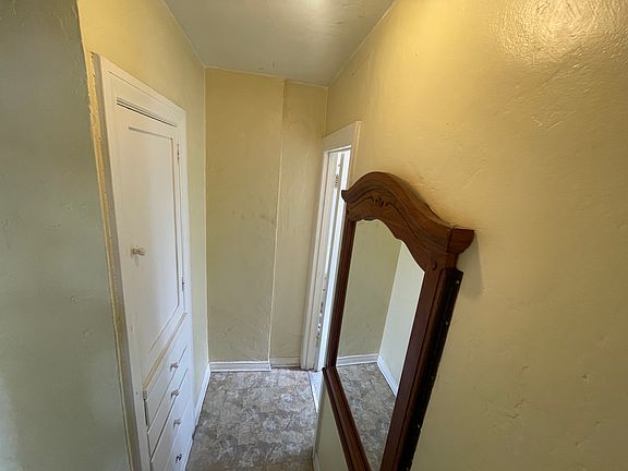 Hallway with cabinet and drawers