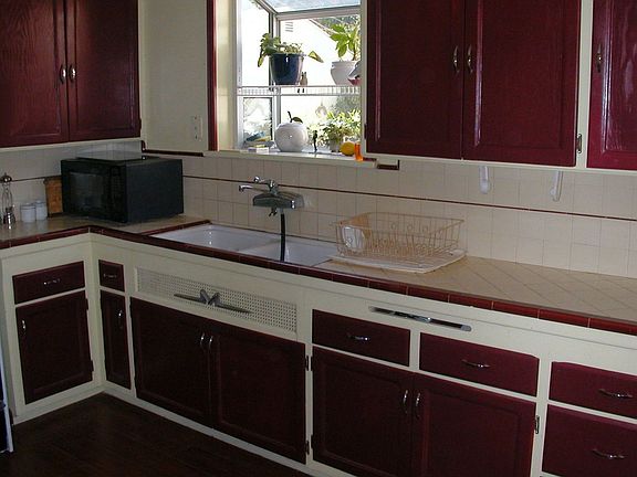 Kitchen with garden window